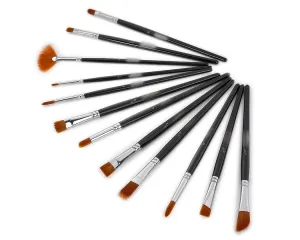 12 Pieces Artist Paint Brushes Set