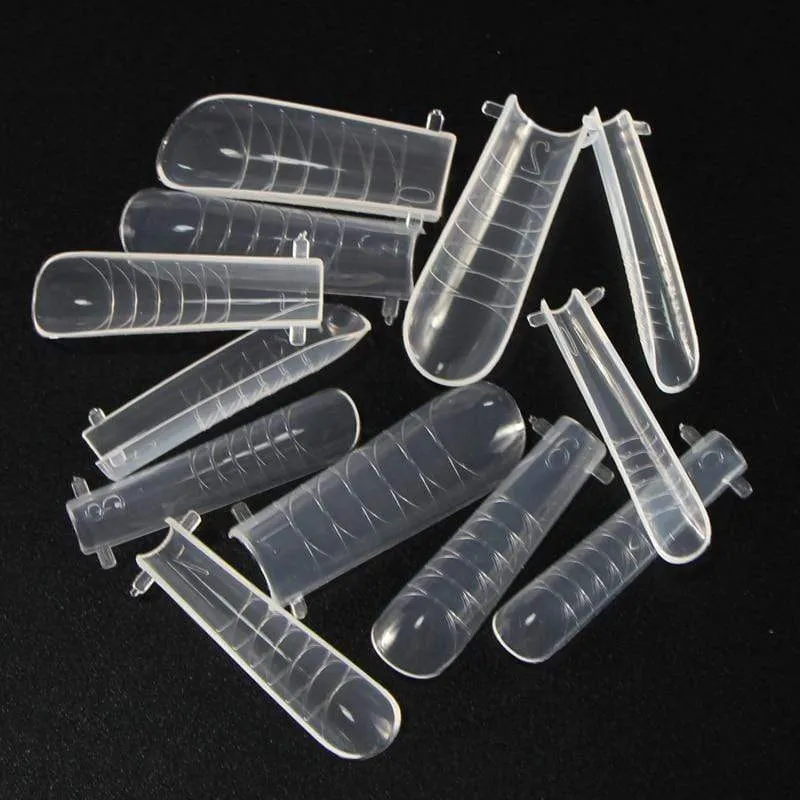 120/60PCS Nail Forms Art Tools For UV Gel Quick Building Extension Forms Top Molds Dual Forms Upper Forms For Nails Mold