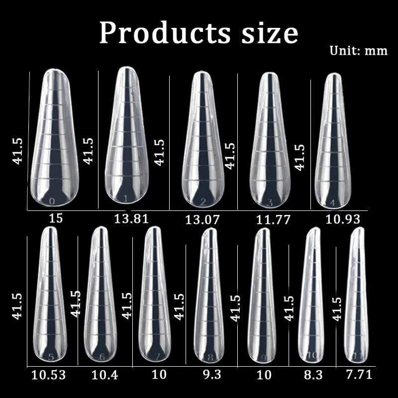 120/60PCS Nail Forms Art Tools For UV Gel Quick Building Extension Forms Top Molds Dual Forms Upper Forms For Nails Mold