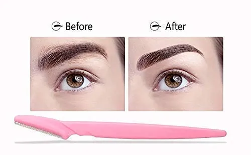 1254 Eyebrow Painless Facial Hair Remover Razor for Face, Women and Men (3 Pack)