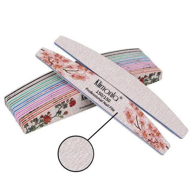 25Pcs Nail File for manicure Nail Supplier for professionals nail tools sets 5 Grit accessories nail salon professional material