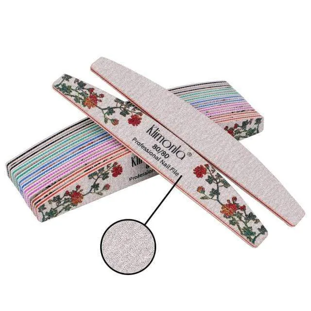 25Pcs Nail File for manicure Nail Supplier for professionals nail tools sets 5 Grit accessories nail salon professional material