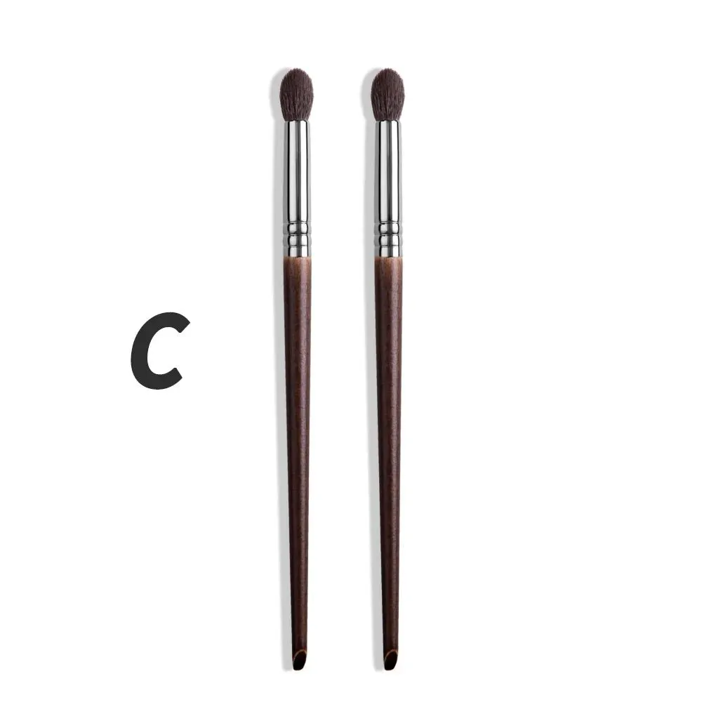 2/6-Piece Ultra Soft Makeup Eye Shadow Brush Set with Goat Hair