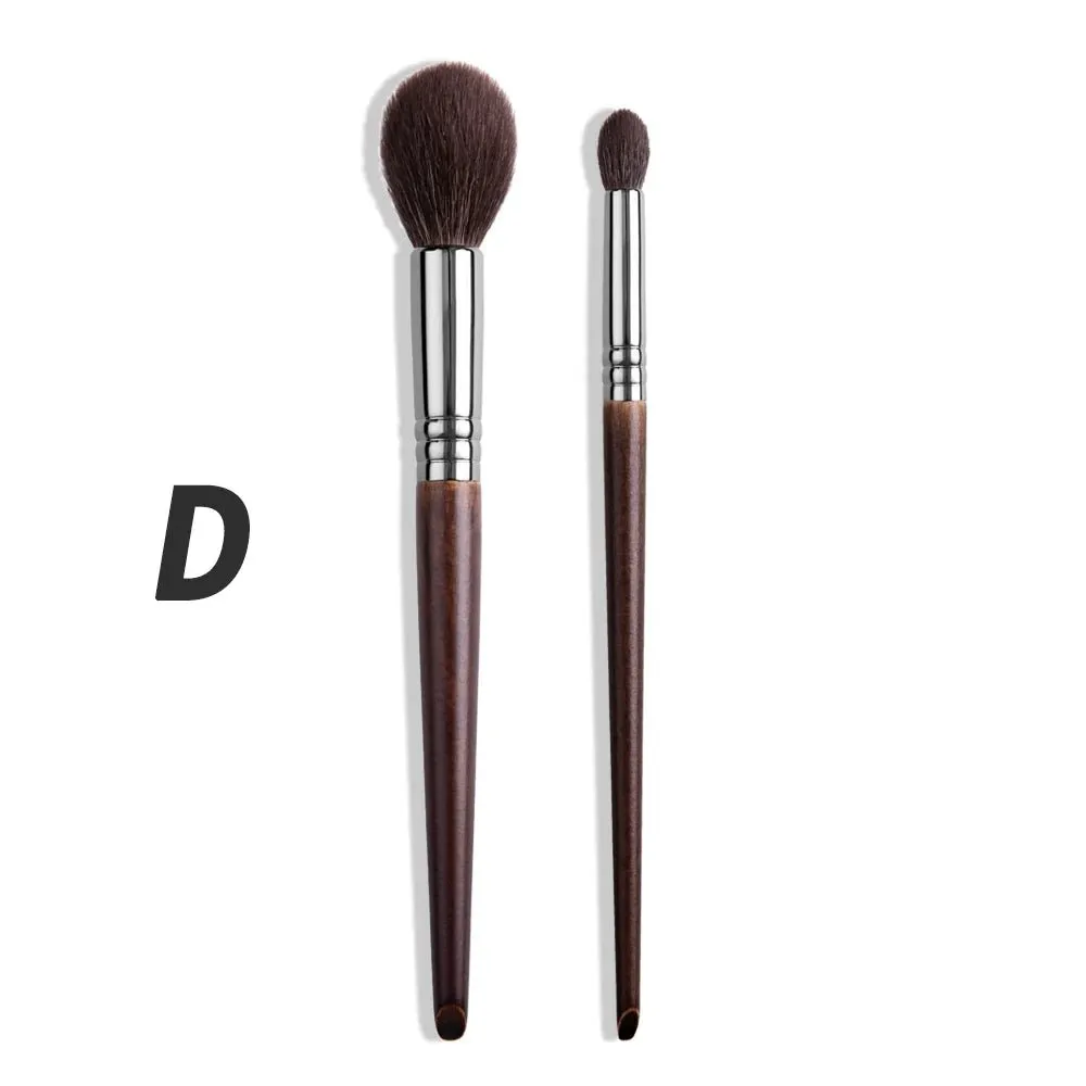 2/6-Piece Ultra Soft Makeup Eye Shadow Brush Set with Goat Hair