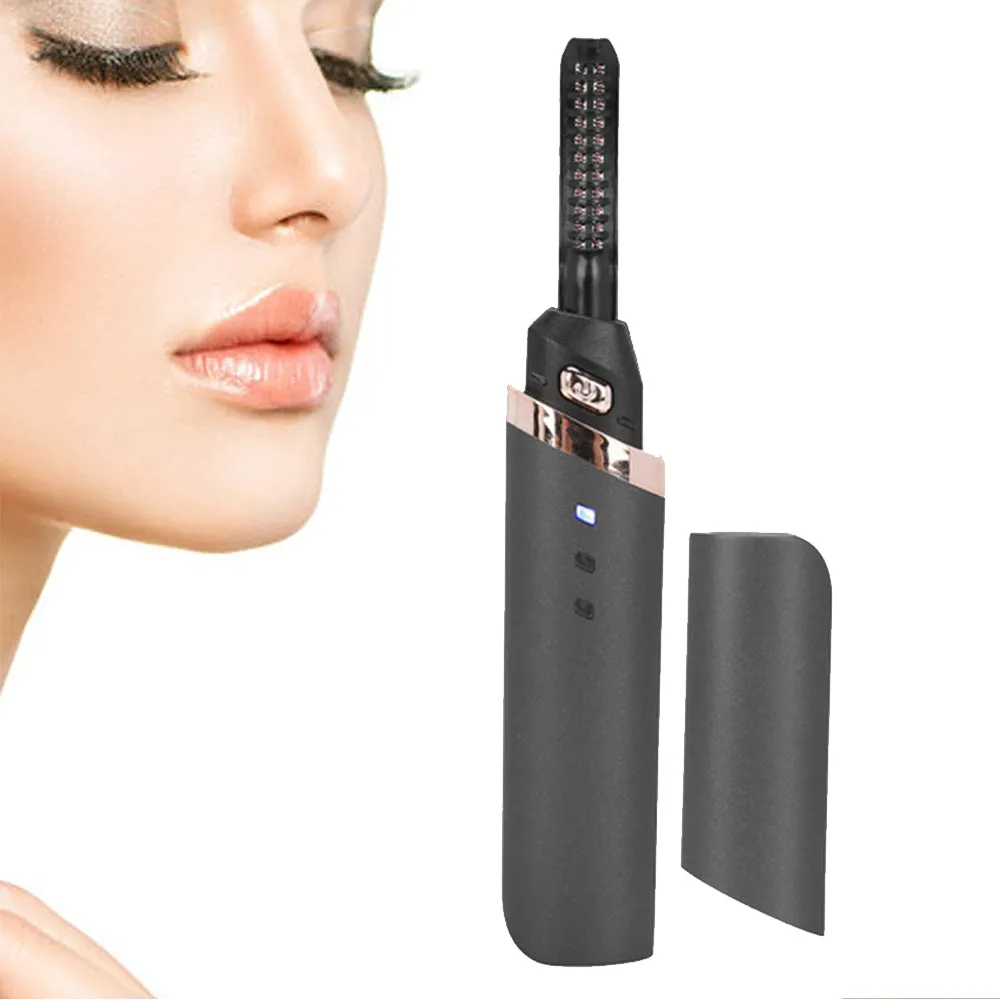 360 ° Rotary Head USB Rechargeable Quick Heating Long Lasting Eyelash Curling Device