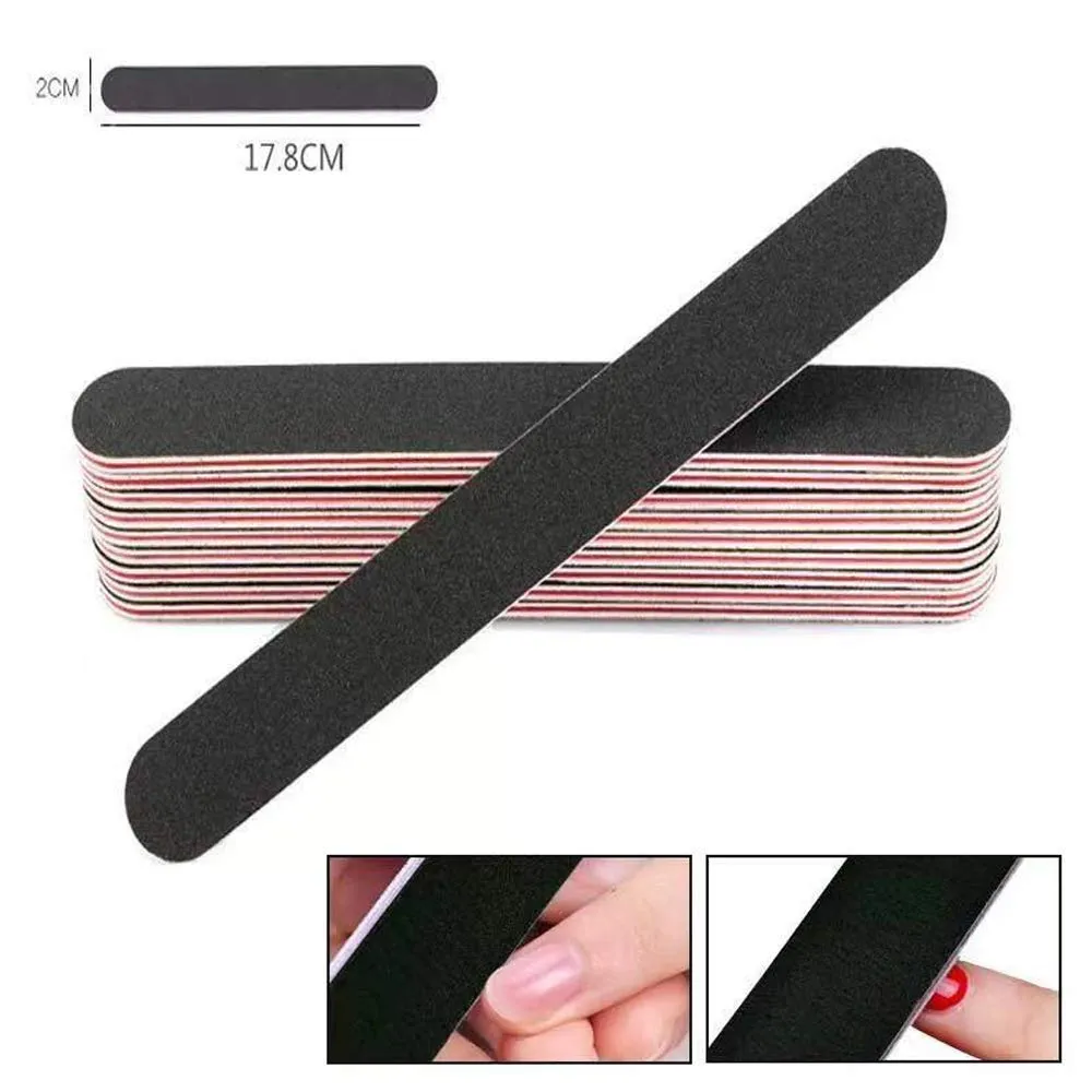 50PCS Nail Files & Buffers 100/180 Grit