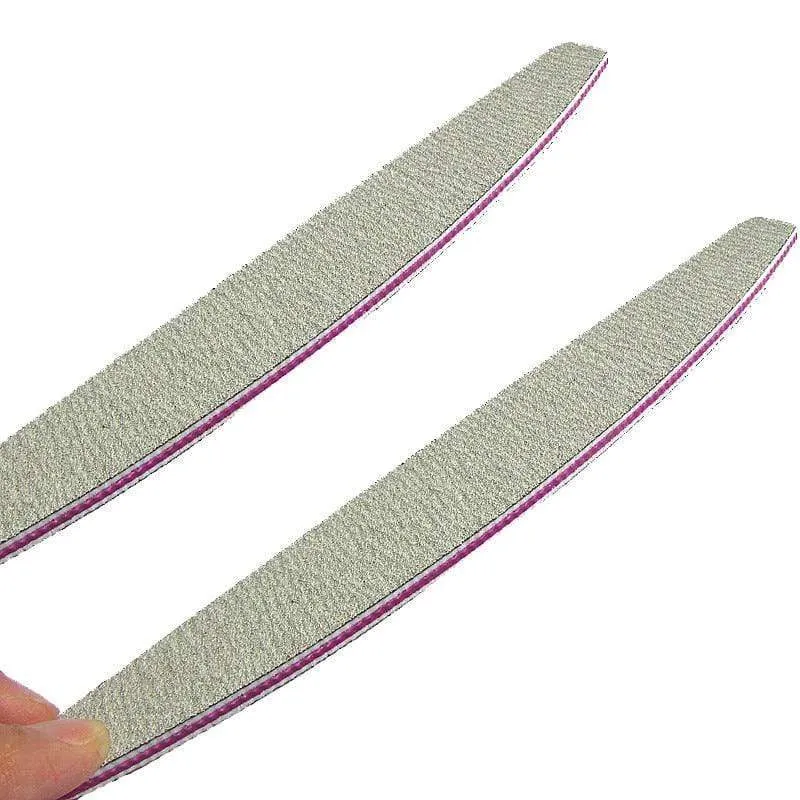 50pcs Professional Nail Files 100/180 Sandpaper Buffing File Polish Unha Limas Manicure Ongle Pilnik do paznokci Tool Shine