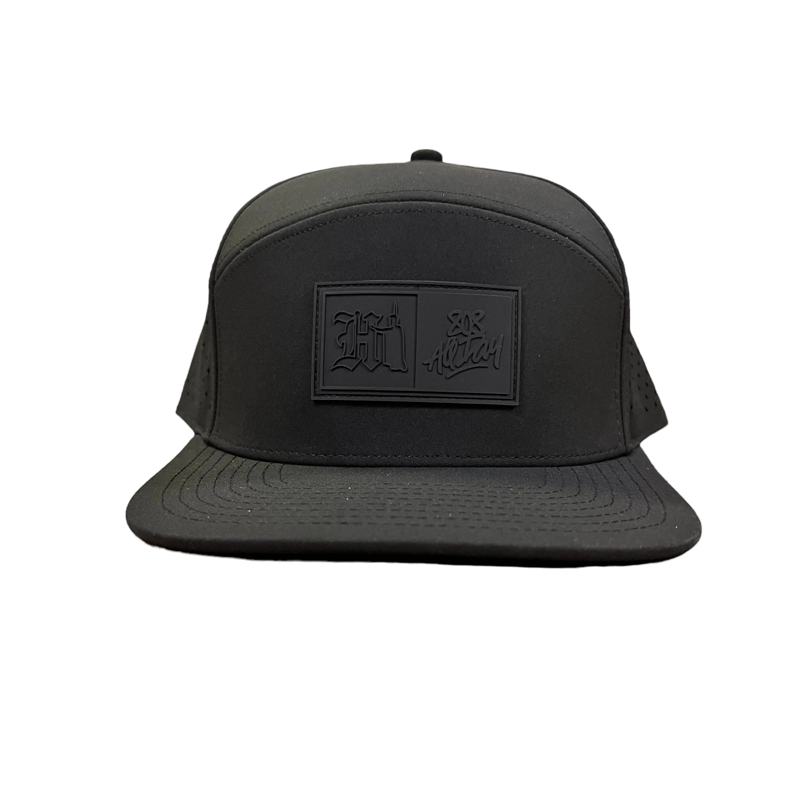 808ALLDAY Water Tech Blacked Out Box HI Kam Hybrid Snapback