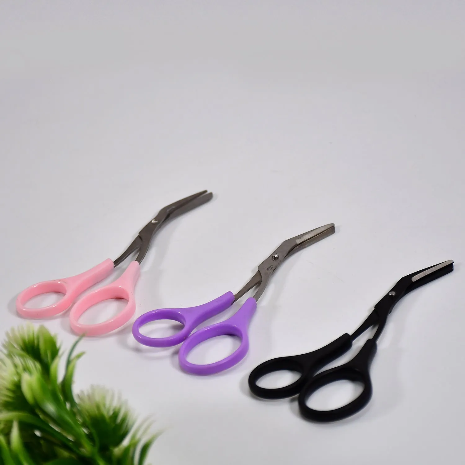 9118 Stainless Steel Eyebrow Grooming Shear Scissors, Hair Removal Shaper Shaping Tool Makeup Beauty Accessories for Men and Women