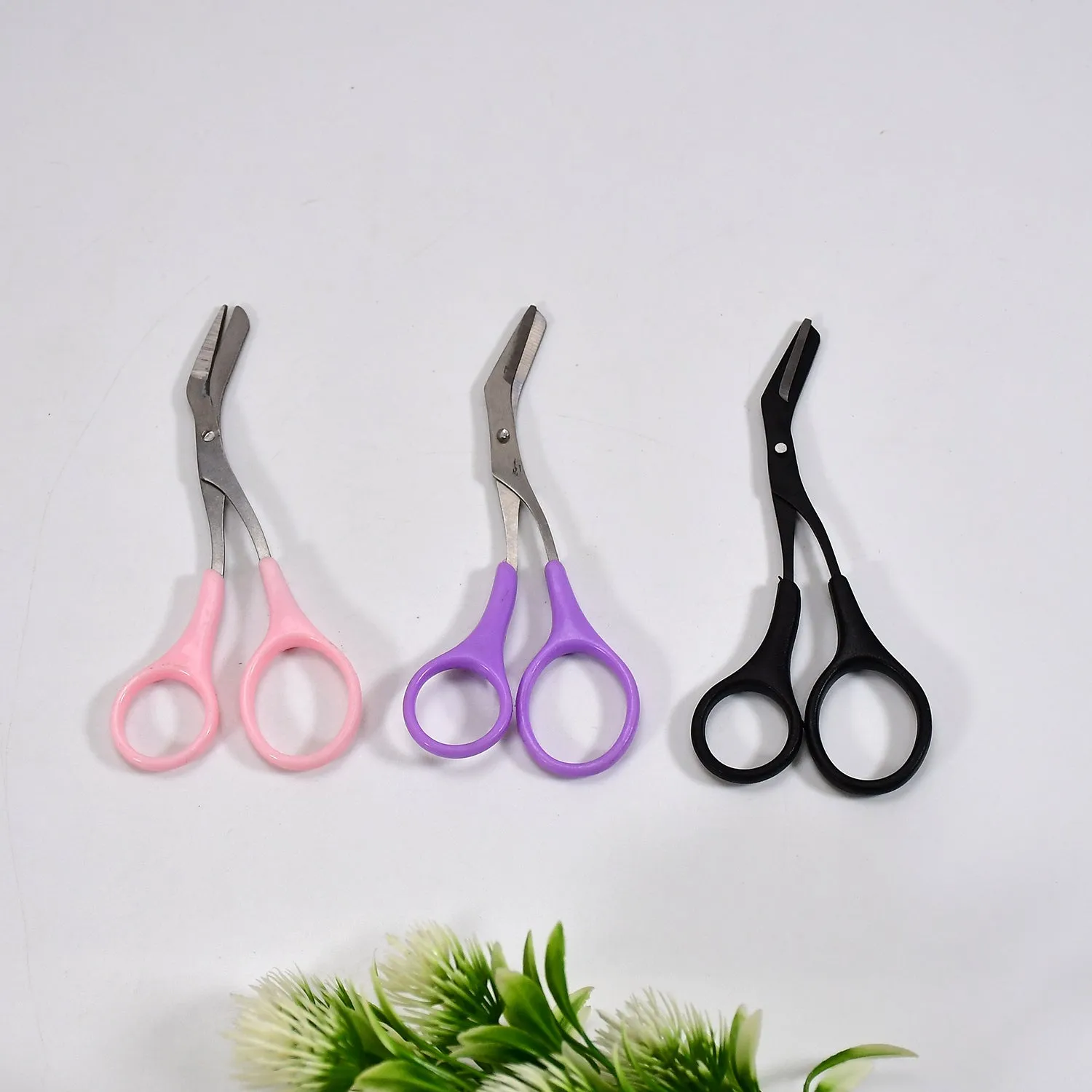 9118 Stainless Steel Eyebrow Grooming Shear Scissors, Hair Removal Shaper Shaping Tool Makeup Beauty Accessories for Men and Women