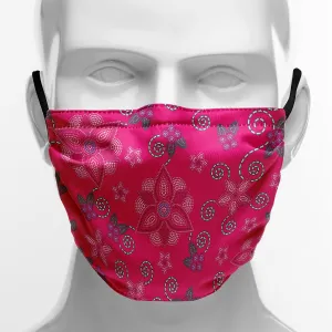 Berry Picking Pink Face Cover