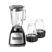 BLACK & DECKER BLENDER WITH GLASS JAR - BLBD210G SS