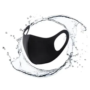 Black Washable & Reusable Fashion Face Mask Mouth Cover - Pack of 1