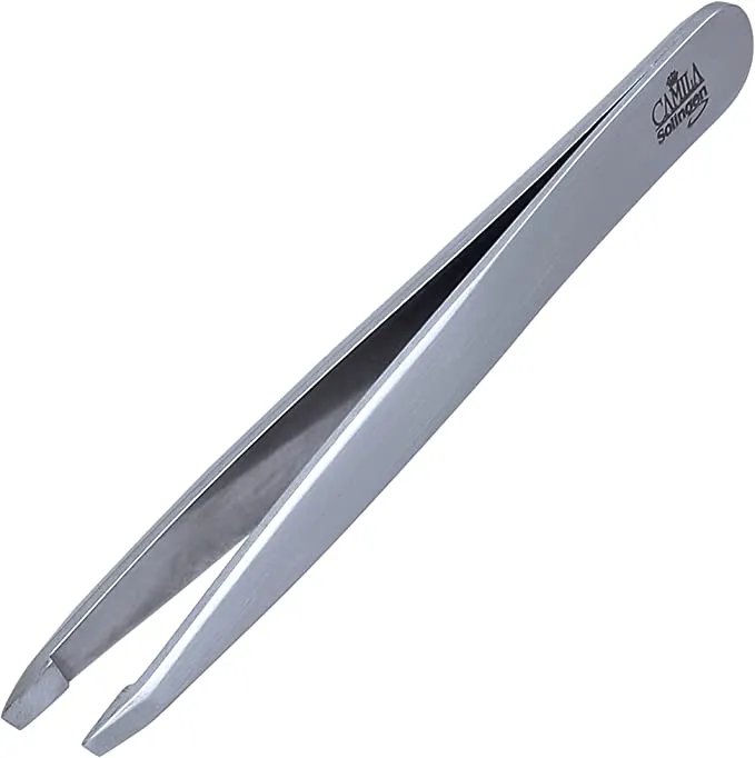 Camila Solingen CS25 4" Professional Stainless Steel Precision Tip Eyebrow Tweezers