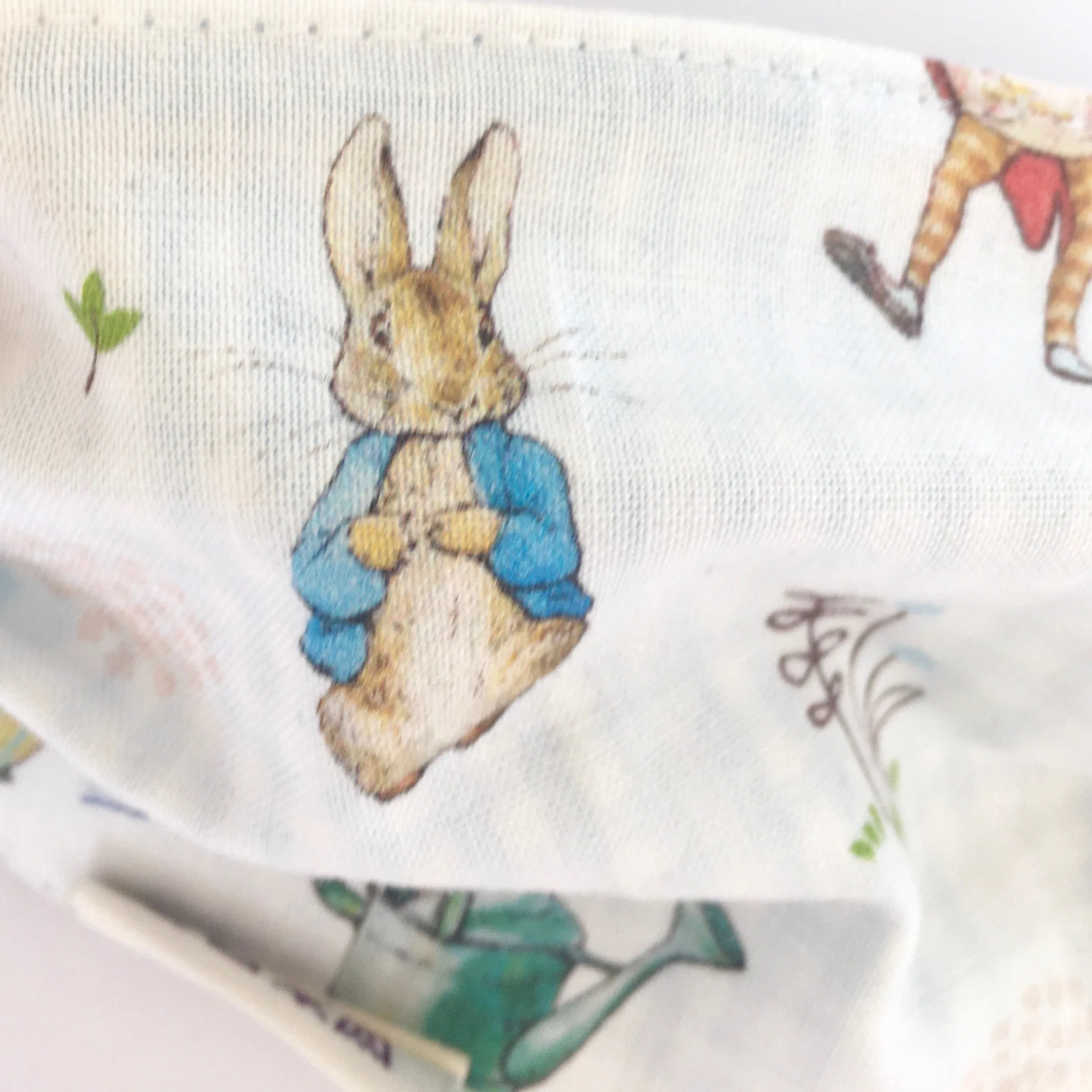 Childs Cute Cotton Face Mask Peter Rabbit UK