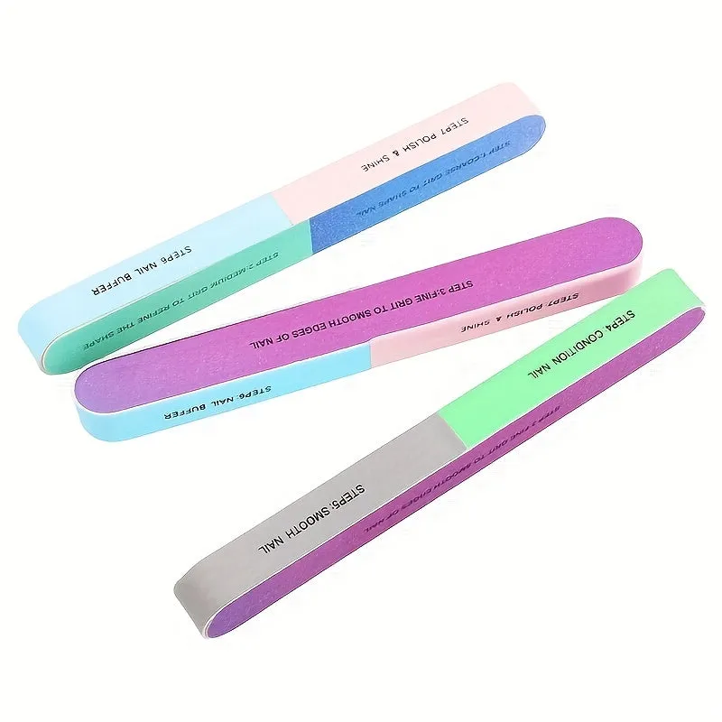 Colorful Nail Buffer for Professional Nail Art Manicure