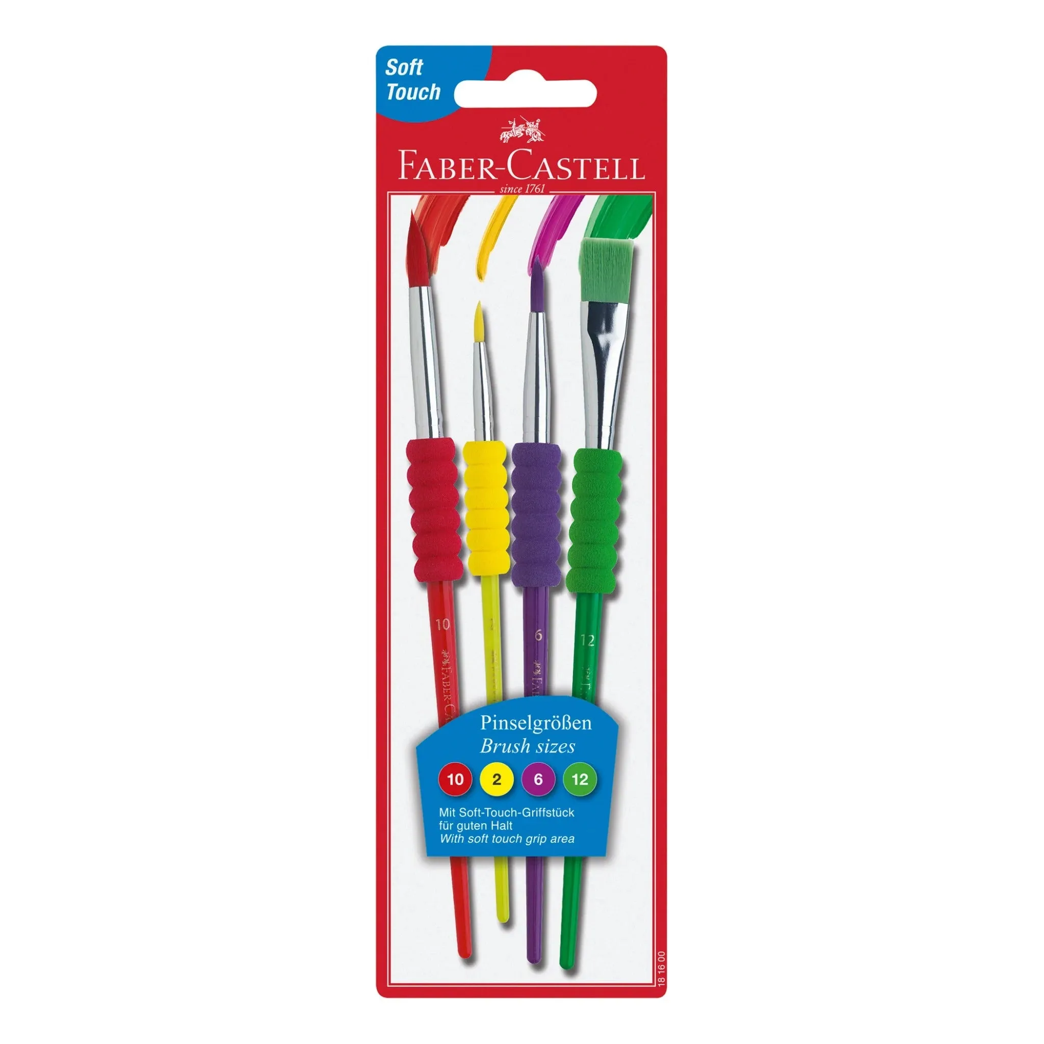 Creativity for Kids 481600 - 4ct Soft Grip brushes