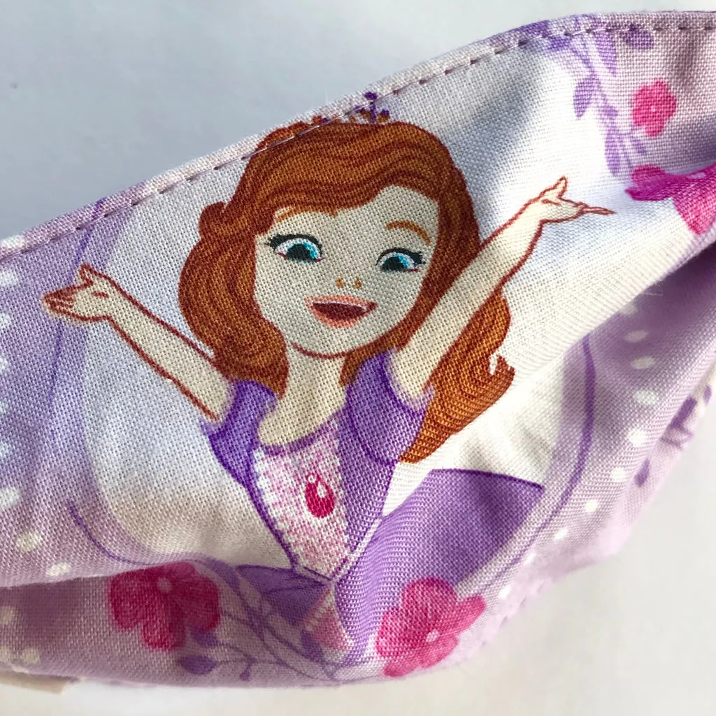 Cute Girls Cotton Face Mask Sofia The First