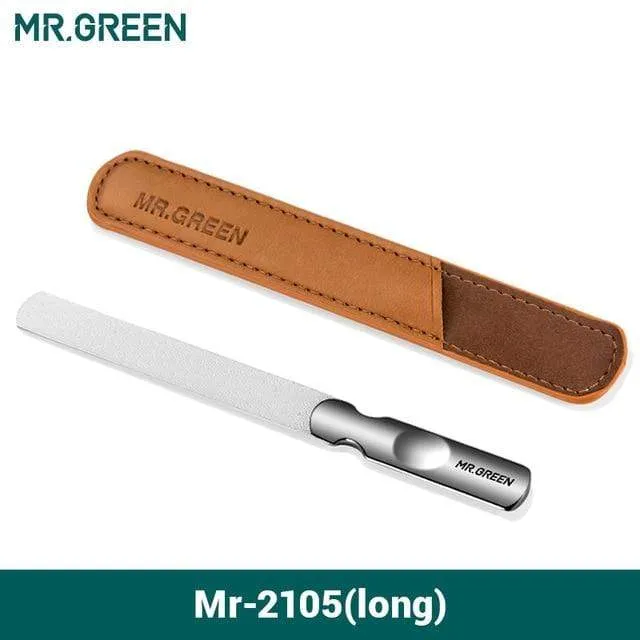 Double Sided Nail Files Stainless Steel Manicure Pedicure Grooming For Professional Finger Toe Nail Care Tools