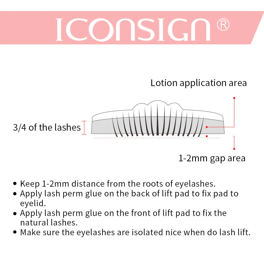 Dropshipping ICONSIGN Lash Lift Kit Lash Lifiting Eyelash Perming Kit Lash Curling Enhancer Eyes Makeup Can Do Your Logo