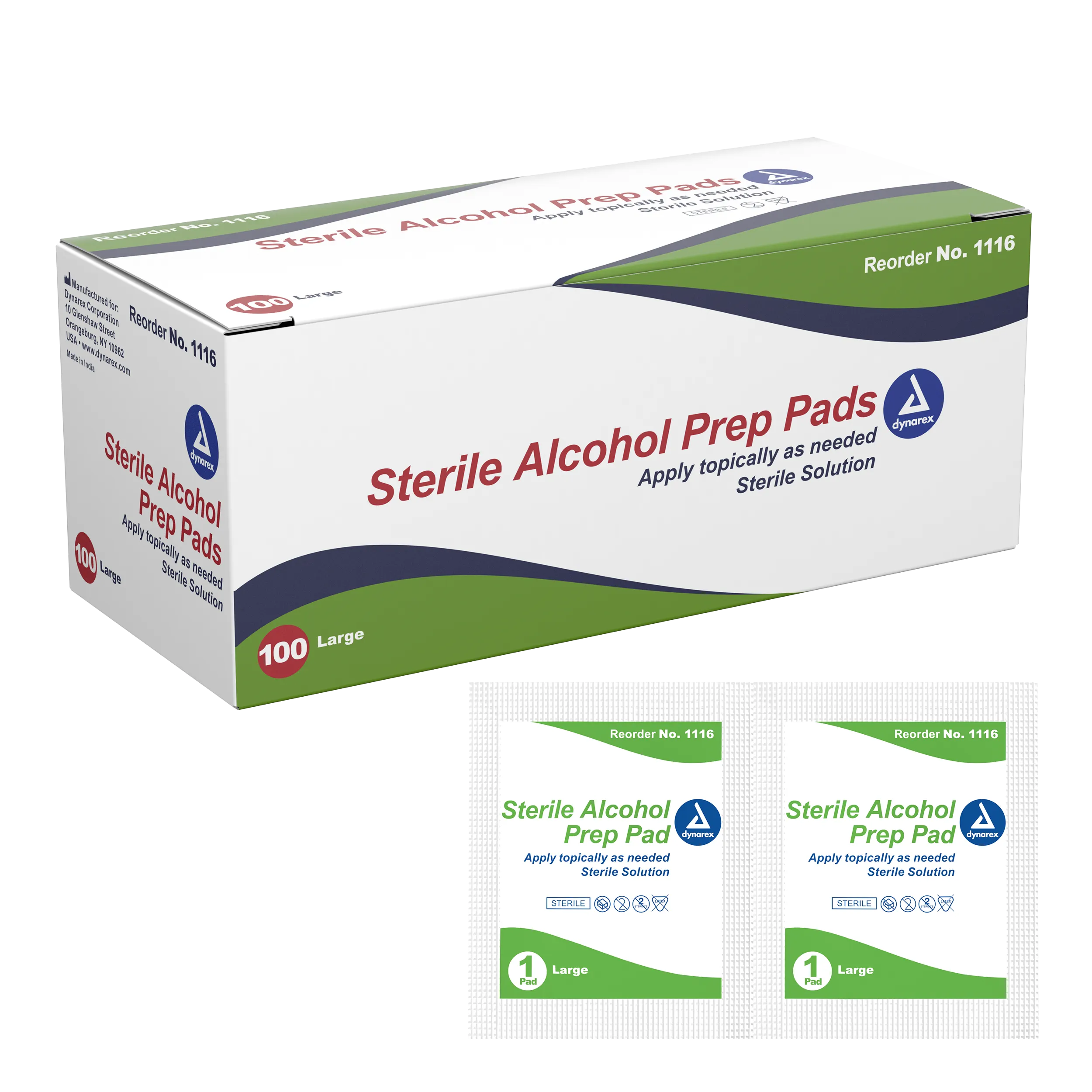 Dynarex -Sterile Alcohol Prep Pad