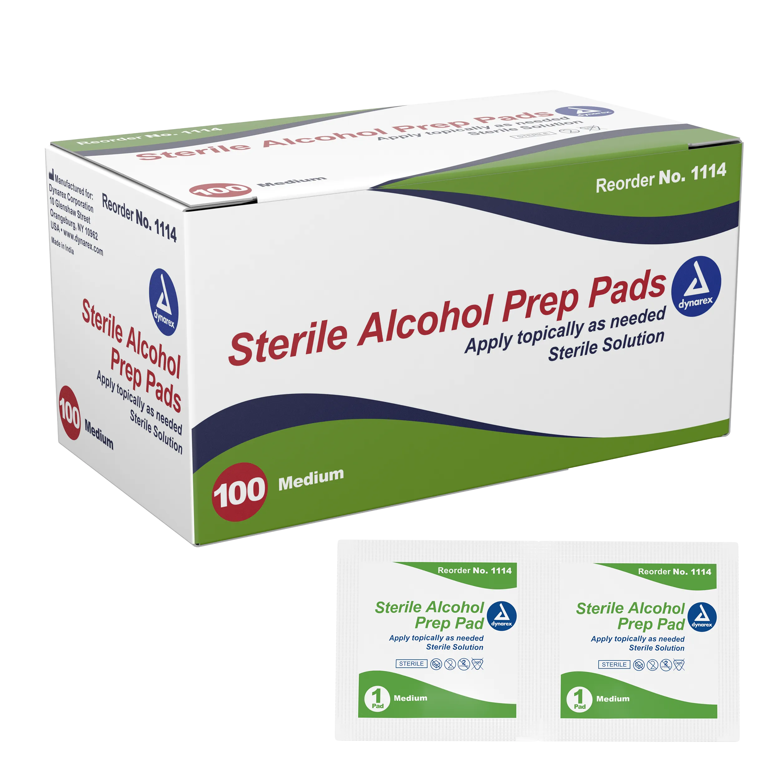 Dynarex -Sterile Alcohol Prep Pad