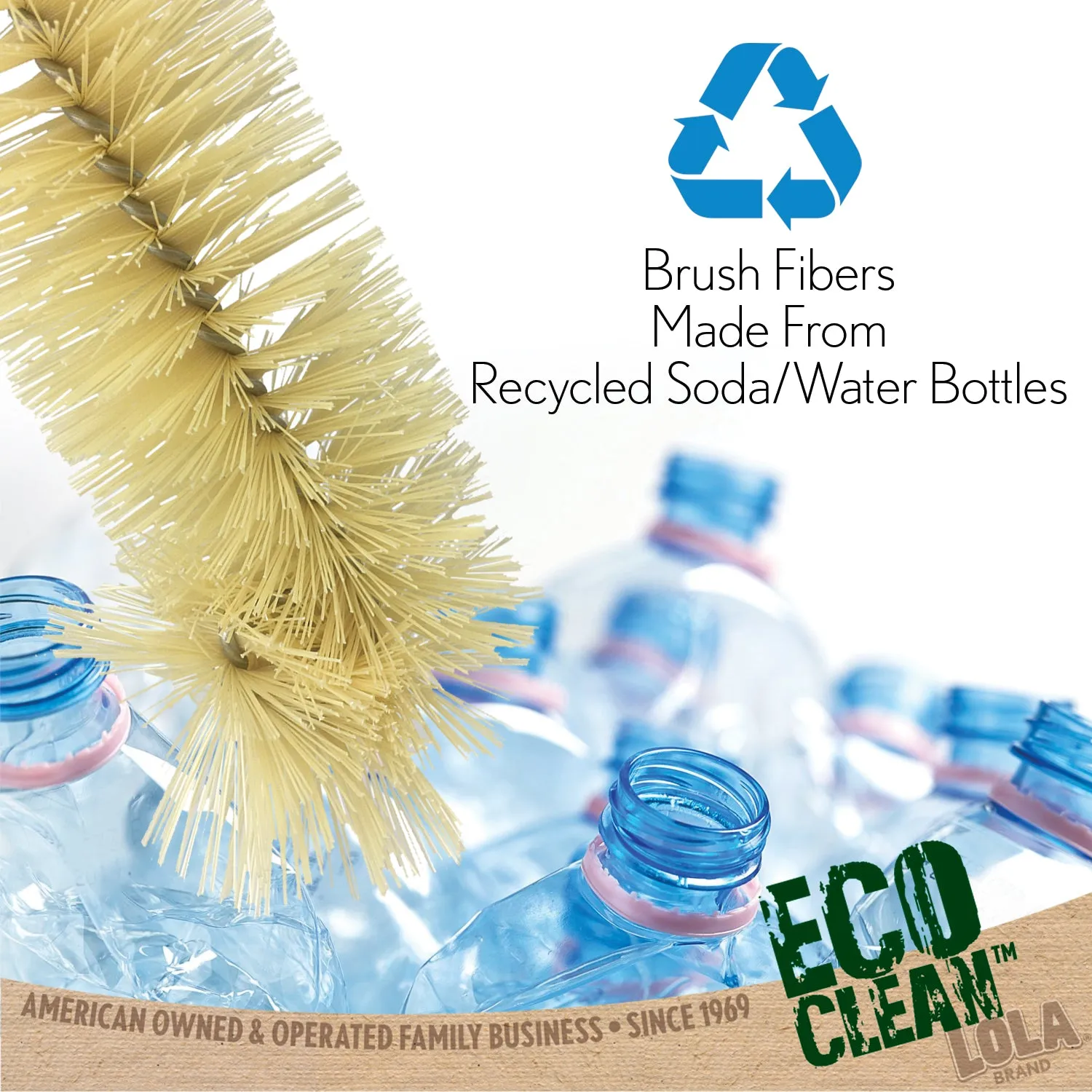 Eco-Clean Bamboo Bottle Brush