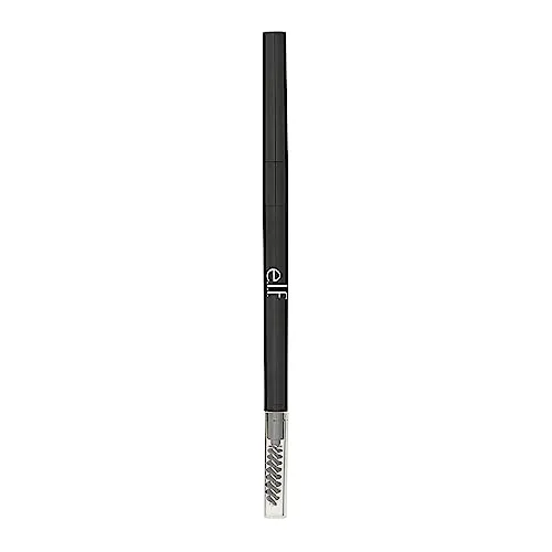 e.l.f. Ultra Precise Brow Pencil, Creamy, Micro-Slim, Precise, Defines, Creates Full, Natural-Looking Brows, Tames and Combs Brow Hair, 0.002 Oz, Brunette, 1 Count