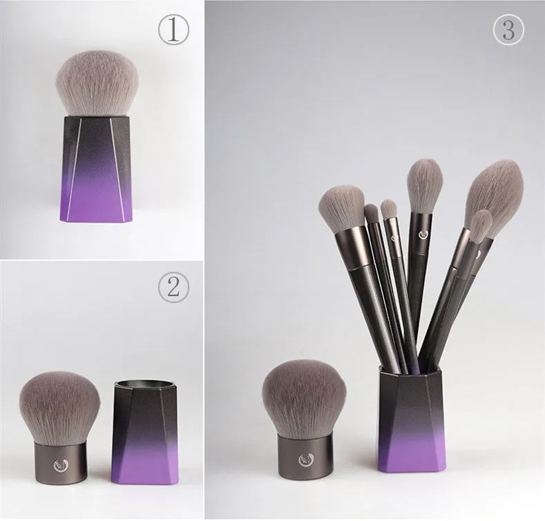 Eye and Face Loose Powder High Gloss Blush Smudge Makeup Brush Set