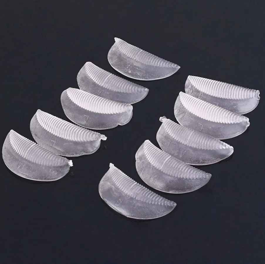 Eyelash Lift Silicon Pads with Grooves