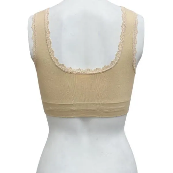 Fancy Lace Stretchable Blouse Bra With Removable Pads For Women