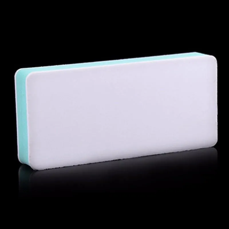 Fashion 10pcs/lot Nail Buffer Block Polish Sanding Nail File Manicure Nail Art Tips Tool Green Sand Surface Sponge lixa de unha