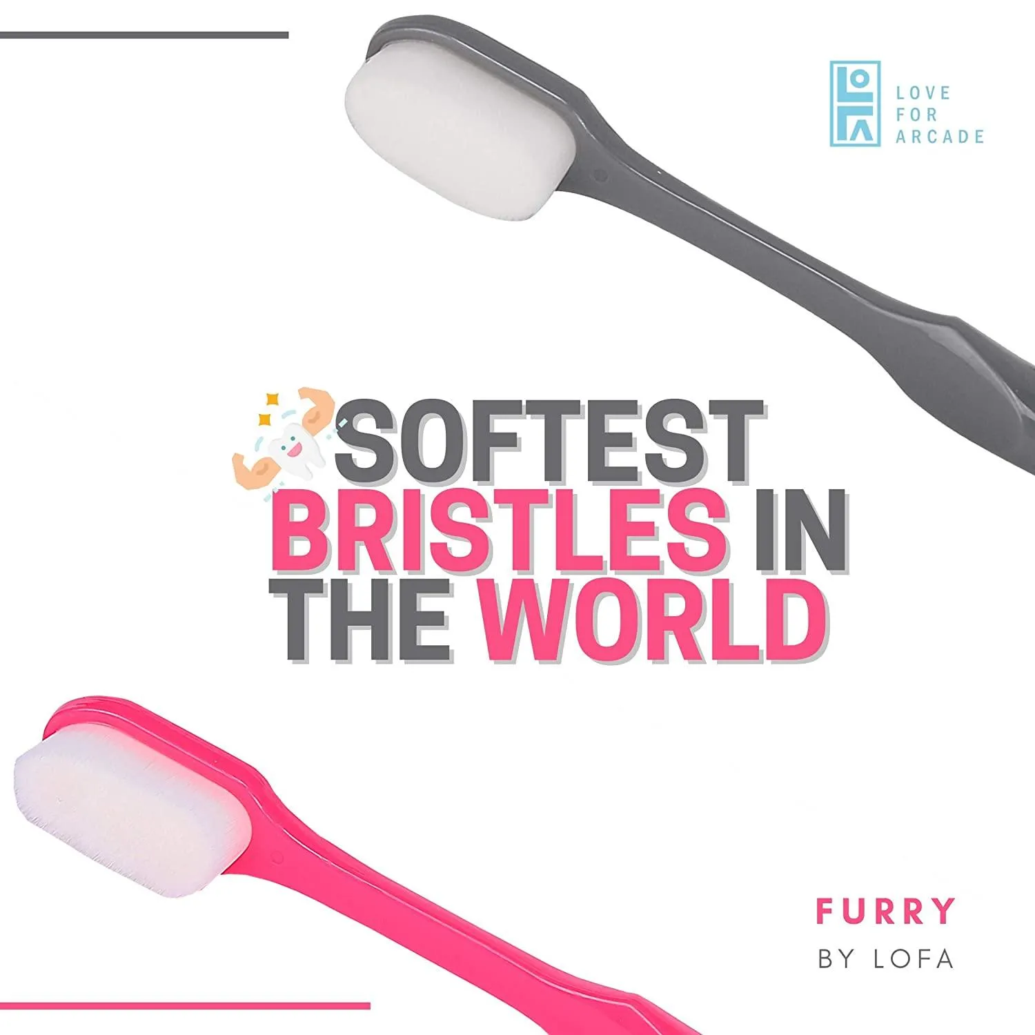 Furry - Softest Toothbrush with box