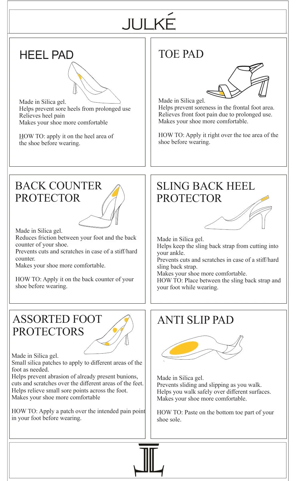 Heel & Back Inserts