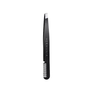 Hermania Dual-End Tweezers with Comb