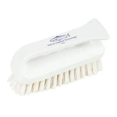 Hillbrush Salmon Hygiene Grippy Scrub Stiff 152mm - ST8