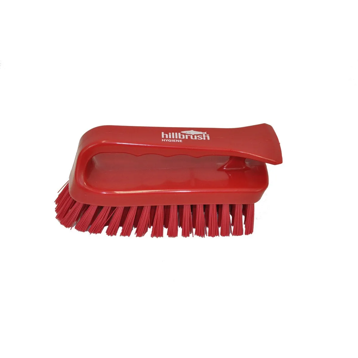 Hillbrush Salmon Hygiene Grippy Scrub Stiff 152mm - ST8