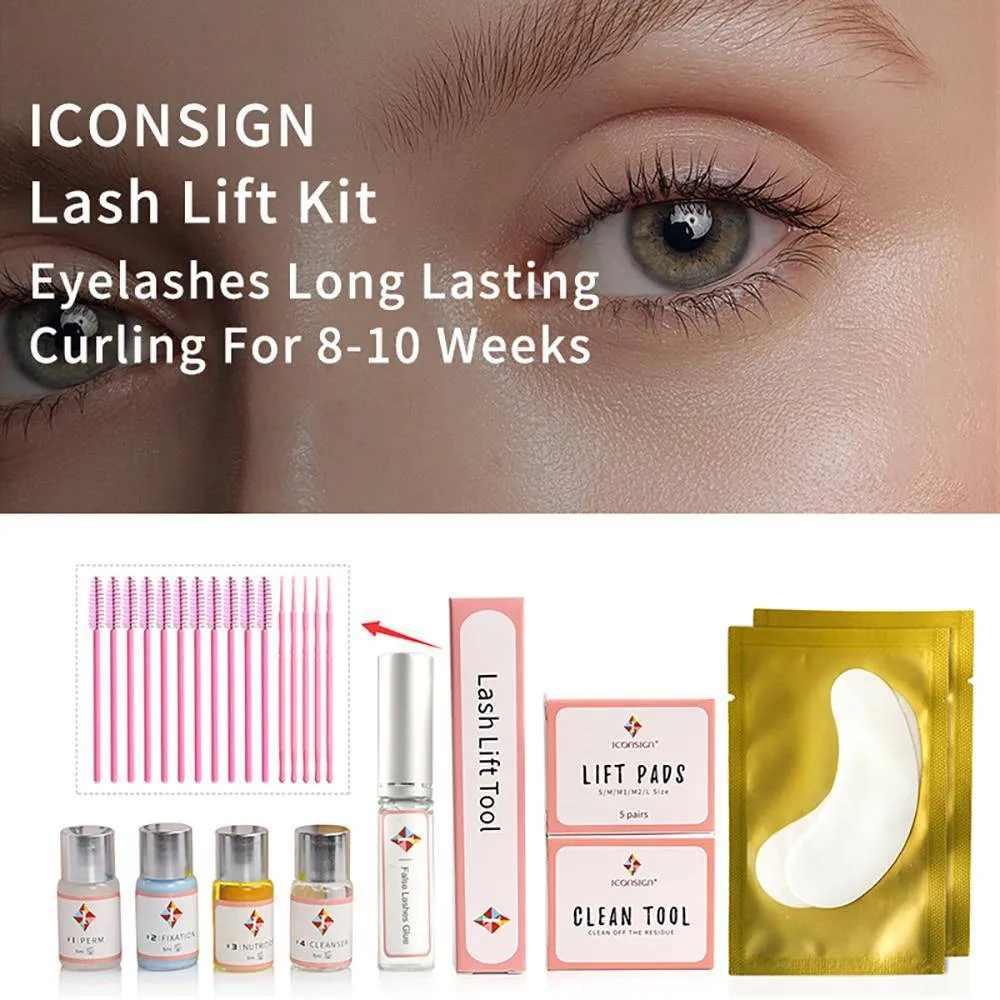 ICONSIGN Professional Eye Lash Lifting Kit Set Make Up For Eyelash Growth