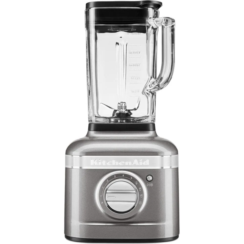 KitchenAid Blender K400 with Glass Jar Medallion Silver