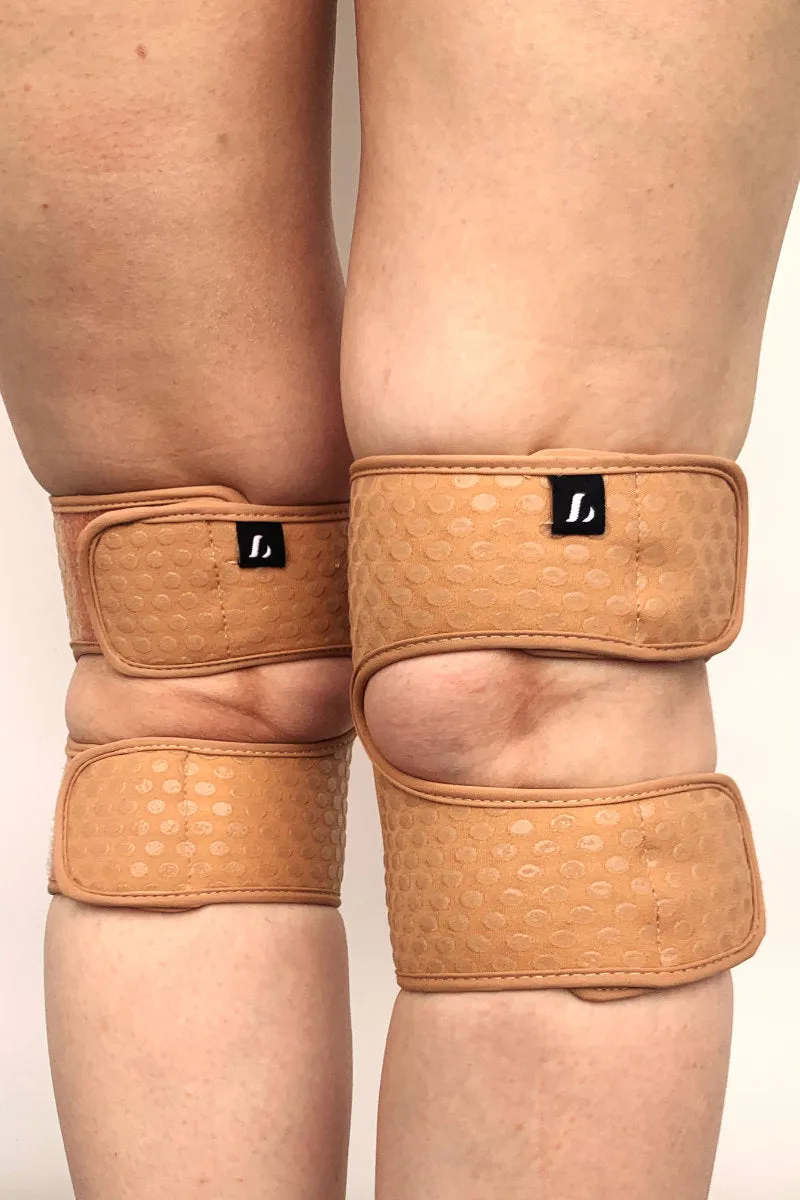 Lunalae Velcro Sticky Grip Kneepads - Sand