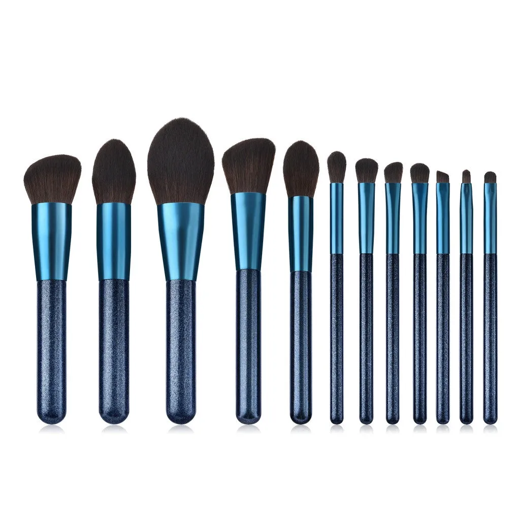 Makeup Brushes 12Pcs Foundation Powder Concealers Eye Shadows Makeup Brush Sets