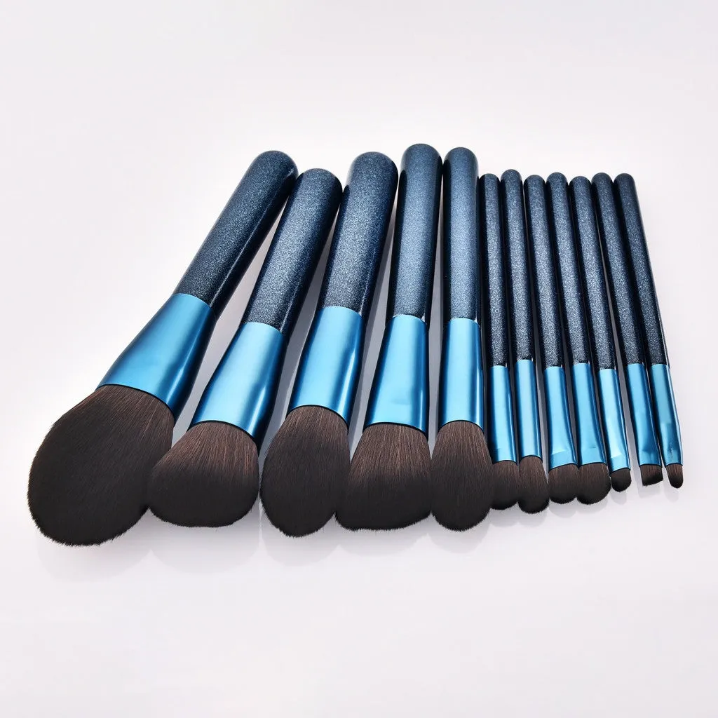 Makeup Brushes 12Pcs Foundation Powder Concealers Eye Shadows Makeup Brush Sets