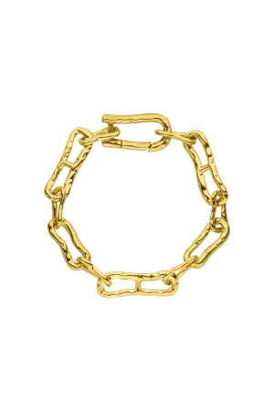 Molten Chunky Bracelet 14K Gold Plated