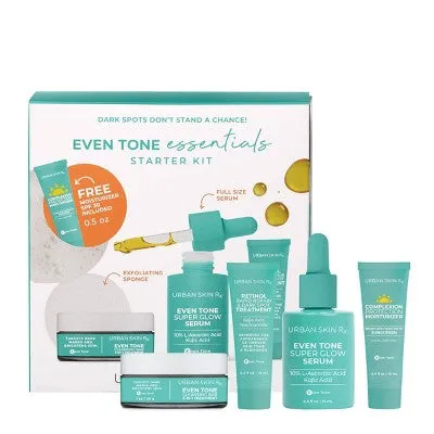 Open Box - Urban Skin Rx Even Tone Essentials Starter Kit - 4ct