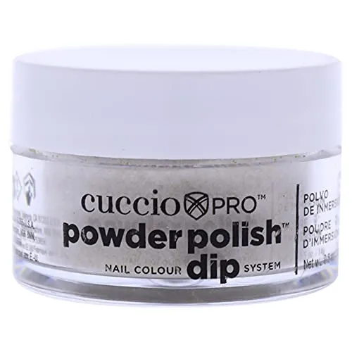 Pro Powder Polish Nail Colour Dip System - Gold With Rimbow Mica by Cuccio for Women - 0.5 oz Nail Powder