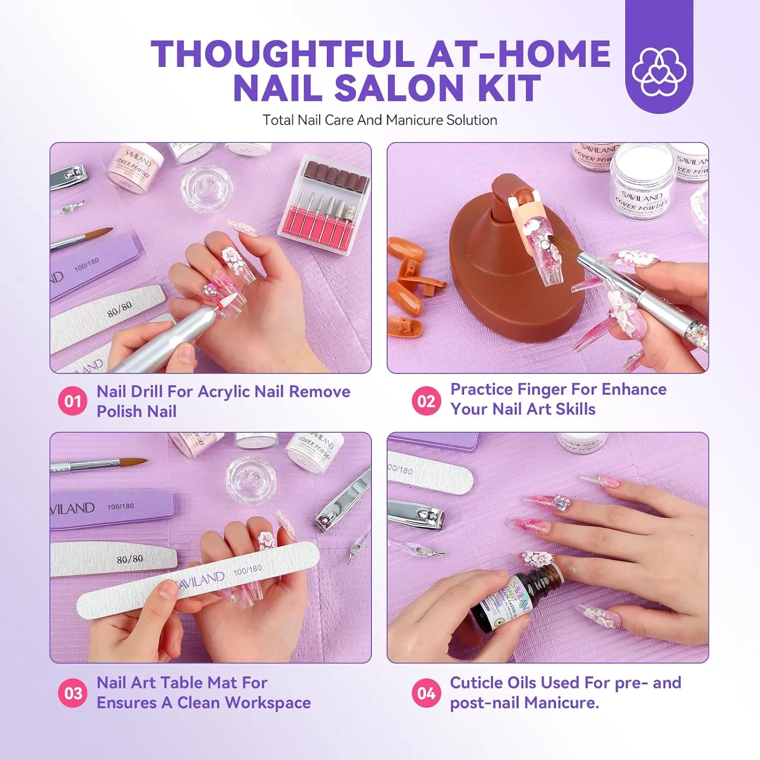 Professional Acrylic Nail Kit for Beginners