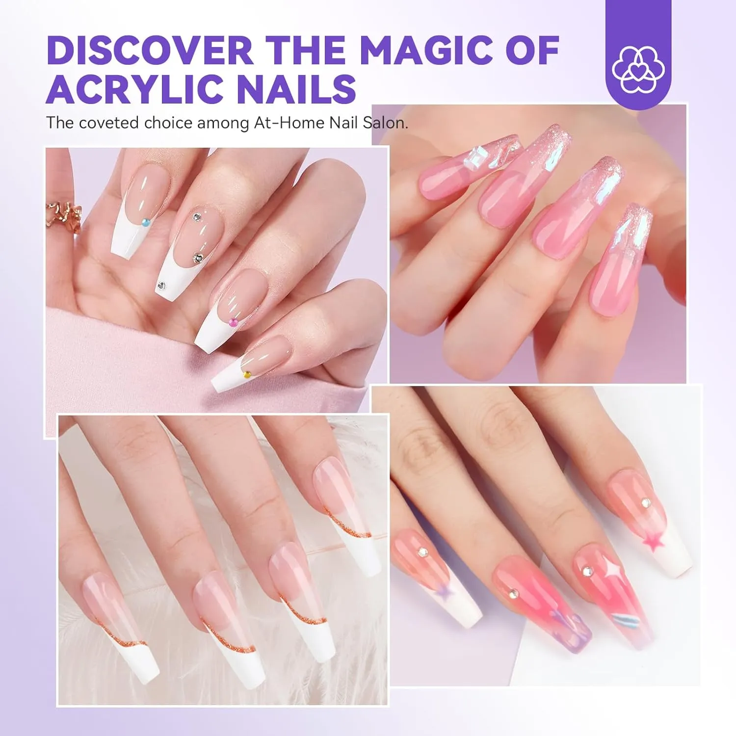 Professional Acrylic Nail Kit for Beginners