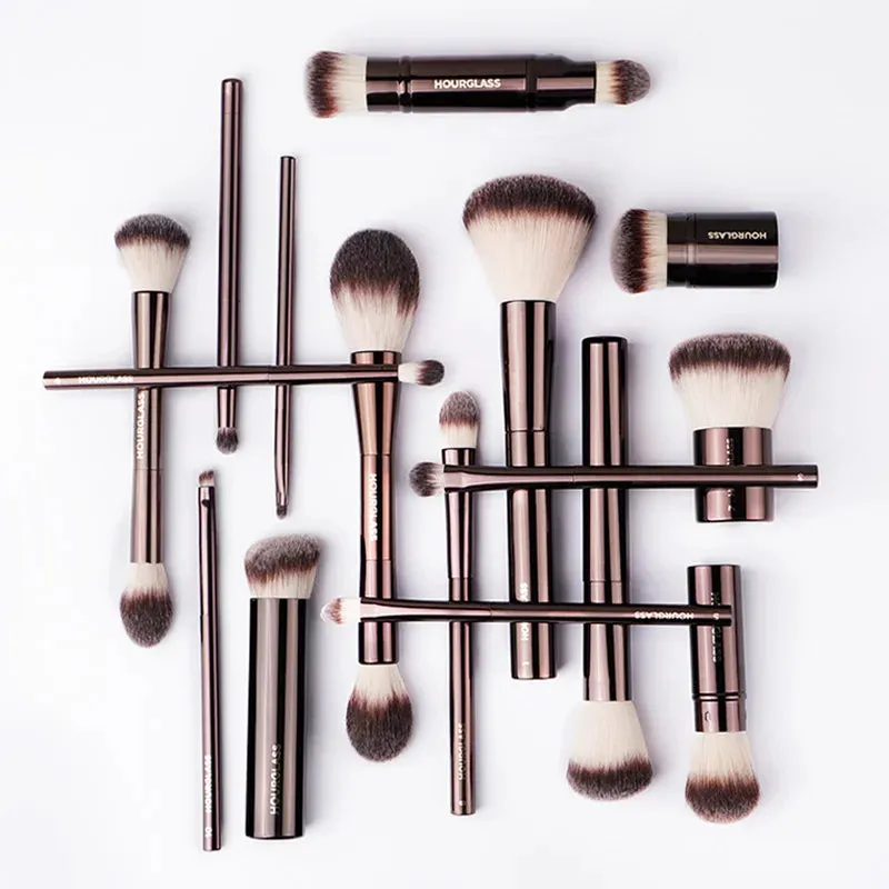 Professional Makeup Brush Set - Powder, Foundation, Eye & Sculpting Tools