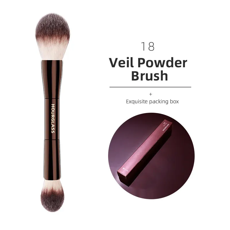 Professional Makeup Brush Set - Powder, Foundation, Eye & Sculpting Tools