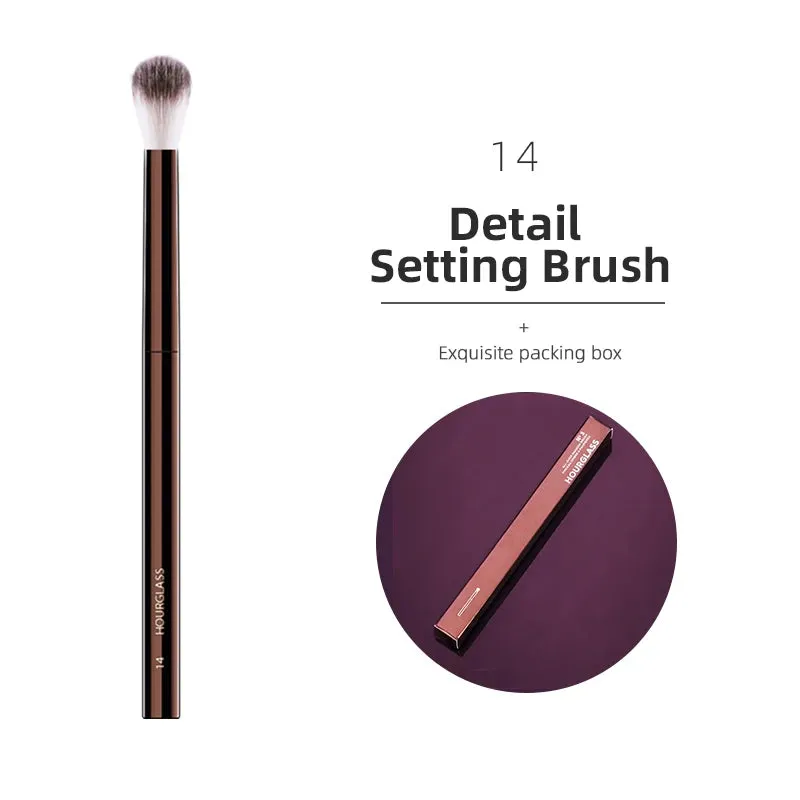 Professional Makeup Brush Set - Powder, Foundation, Eye & Sculpting Tools